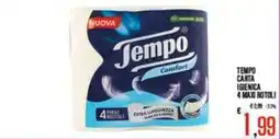 Supermercati EffePiù Tempo carta igienica offerta