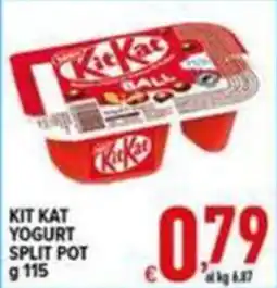 Iper Triscount Kit Kat yogurt split pot offerta