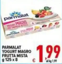 Iper Triscount Parmalat Yogurt Magro Frutta Mista offerta