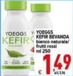 Iper Triscount YoeGgs kefir bianco naturale offerta
