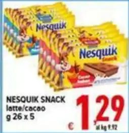 Iper Triscount Nesquik Snack offerta