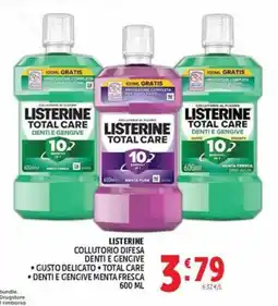 Deco Market Listerine collutorio difesa denti e gengive offerta