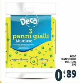 Deco Market Decò panni gialli multiuso offerta