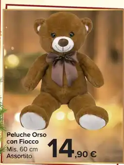 Carrefour Market Peluche Orso con Fiocco offerta