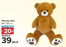 Carrefour Market Peluche Orso offerta