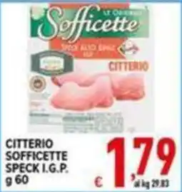 Iper Triscount Citterio Sofficette Speck I.G.P. offerta