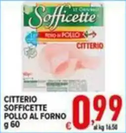 Iper Triscount Citterio sofficette pollo al forno offerta