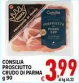 Iper Triscount Consilia Prosciutto Crudo di Parma offerta