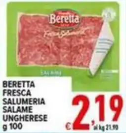 Iper Triscount Beretta fresca salumeria salame ungherese offerta