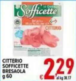 Iper Triscount Citterio sofficette bresaola offerta