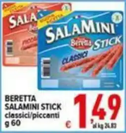 Iper Triscount Beretta Salamini Stick classici offerta