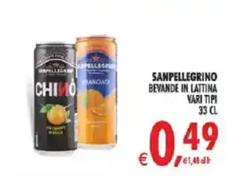 Deco Superstore Sanpellegrino bevande in lattina offerta