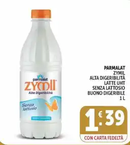 Deco Market Parmalat Zymil latte UHT senza lattosio offerta
