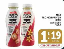 Deco Market Milk Pro high protein drink offerta