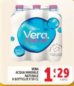 Deco Market Vera acqua minerale naturale offerta