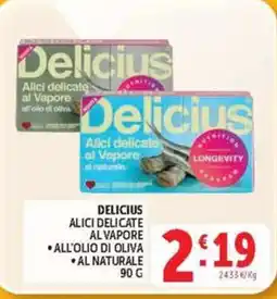 Deco Market Delicius Alici Delicate al Vapore offerta