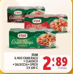 Deco Market Star il mio gran ragù classico offerta