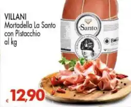 Despar Villani Mortadella La Santo con Pistacchio offerta
