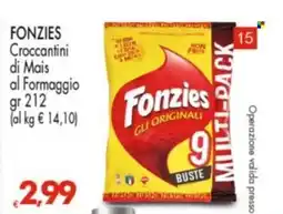 Despar Fonzies Croccantini di Mais al Formaggio offerta