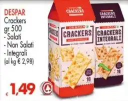 Despar Despar Crackers offerta