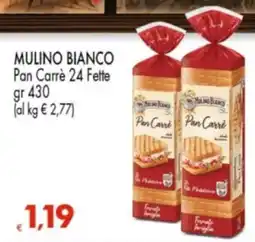Despar Mulino Bianco Pan Carrè offerta
