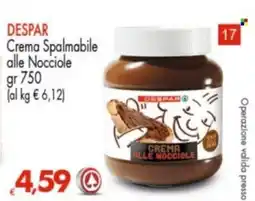 Despar Crema Spalmabile alle Nocciole DESPAR offerta