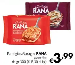 Eurospesa Parmigiana/Lasagne RANA offerta