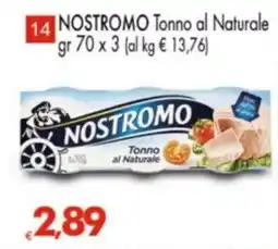Despar Nostromo Tonno al Naturale offerta