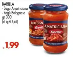 Despar Barilla Sugo Amatriciana/Ragù Bolognese offerta