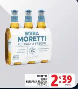 Deco Market Moretti Birra Filtrata a Freddo offerta