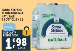 Deco Market Acqua minerale naturale Santo Stefano offerta
