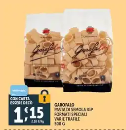 Deco Market Garofalo pasta di semola IGP offerta