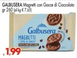 Despar Galbusera Magretti con Gocce di Cioccolato offerta