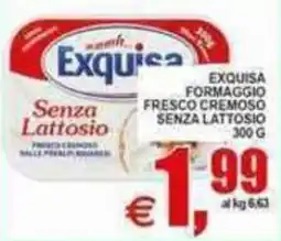 Pewex Exquisa formaggio fresco cremoso senza lattosio offerta