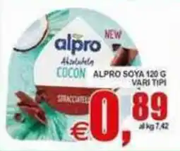 Pewex Alpro soya coccon offerta