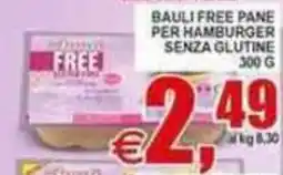 Pewex Bauli free pane per hamburger senza glutine offerta