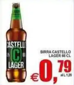 Pewex Birra Castello Lager offerta