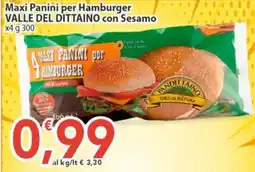 Sidis Maxi Panini per Hamburger Valle del Dittaino con Sesamo offerta