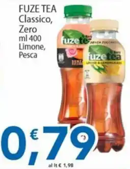 Sidis Fuze Tea Classico, Zero Limone, Pesca offerta