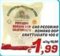 Idromarket Cao pecorino romano dop grattugiato offerta