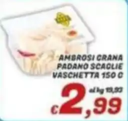 Idromarket Ambrosi grana padano scaglie offerta