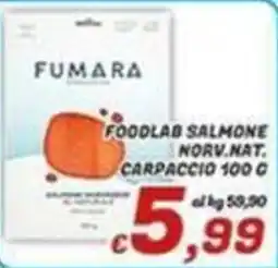 Idromarket Fumara foodlab salmone norvegese carpaccio offerta