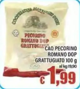 Top Supermercati Cao pecorino romano dop grattugiato offerta