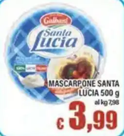Top Supermercati Mascarpone Santa Lucia offerta