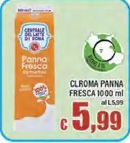 Top Supermercati Clroma panna fresca offerta