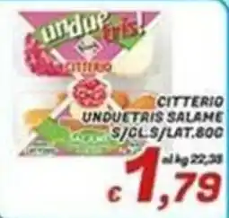 Idromarket Unduetris salame offerta