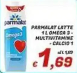 Idromarket Parmalat latte 1 L Omega 3 - Multivitamine - Calcio 1 offerta