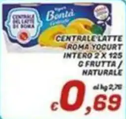Idromarket Centrale del latte di Roma yogurt offerta