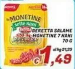 Idromarket Beretta Salame Monetine 7 Nani offerta