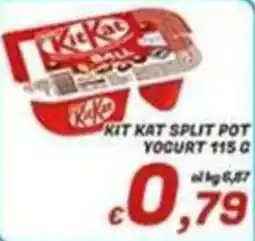 Idromarket Kit Kat split pot yogurt offerta